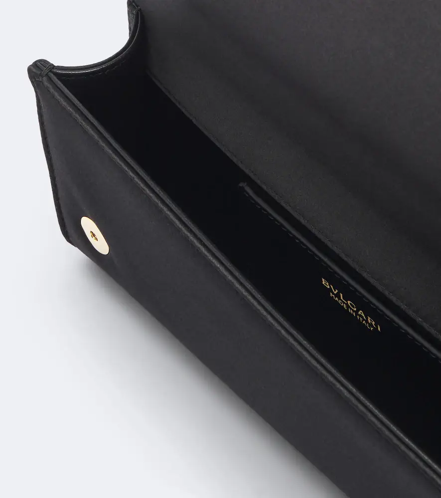 BVLGARI Tubogas embellished satin clutch | Thumbnail 3