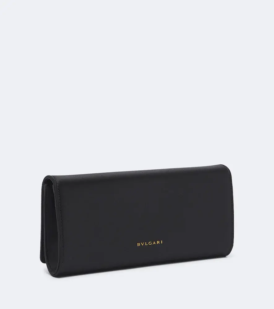 BVLGARI Tubogas embellished satin clutch | Thumbnail 4