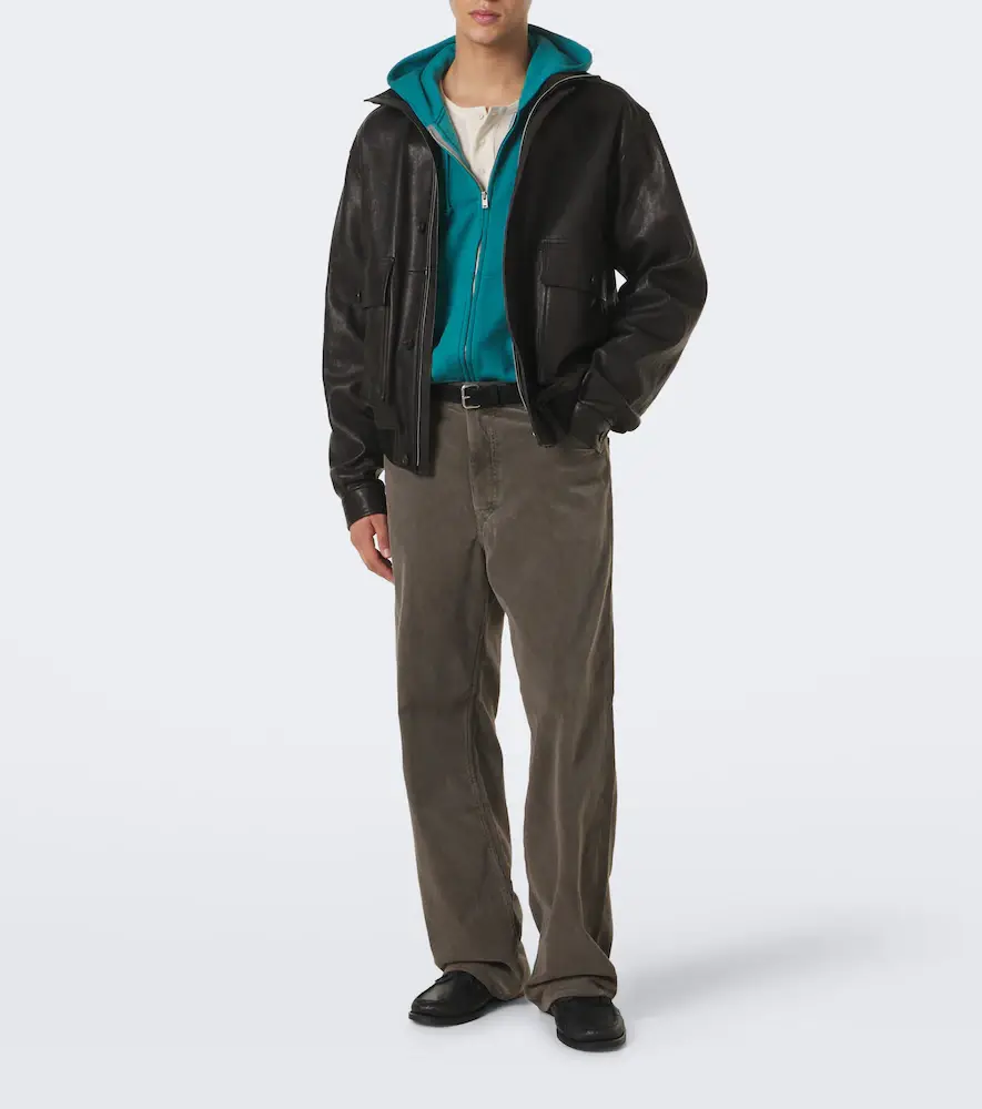 Auralee Cotton, wool, and silk zip-up hoodie | Thumbnail 4 Auralee Cotton, wool, and silk zip-up hoodie | Thumbnail 4
