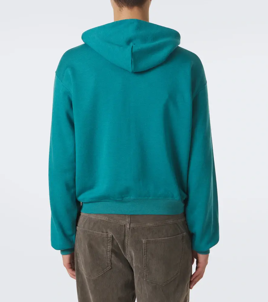 Auralee Cotton, wool, and silk zip-up hoodie | Thumbnail 6 Auralee Cotton, wool, and silk zip-up hoodie | Thumbnail 6