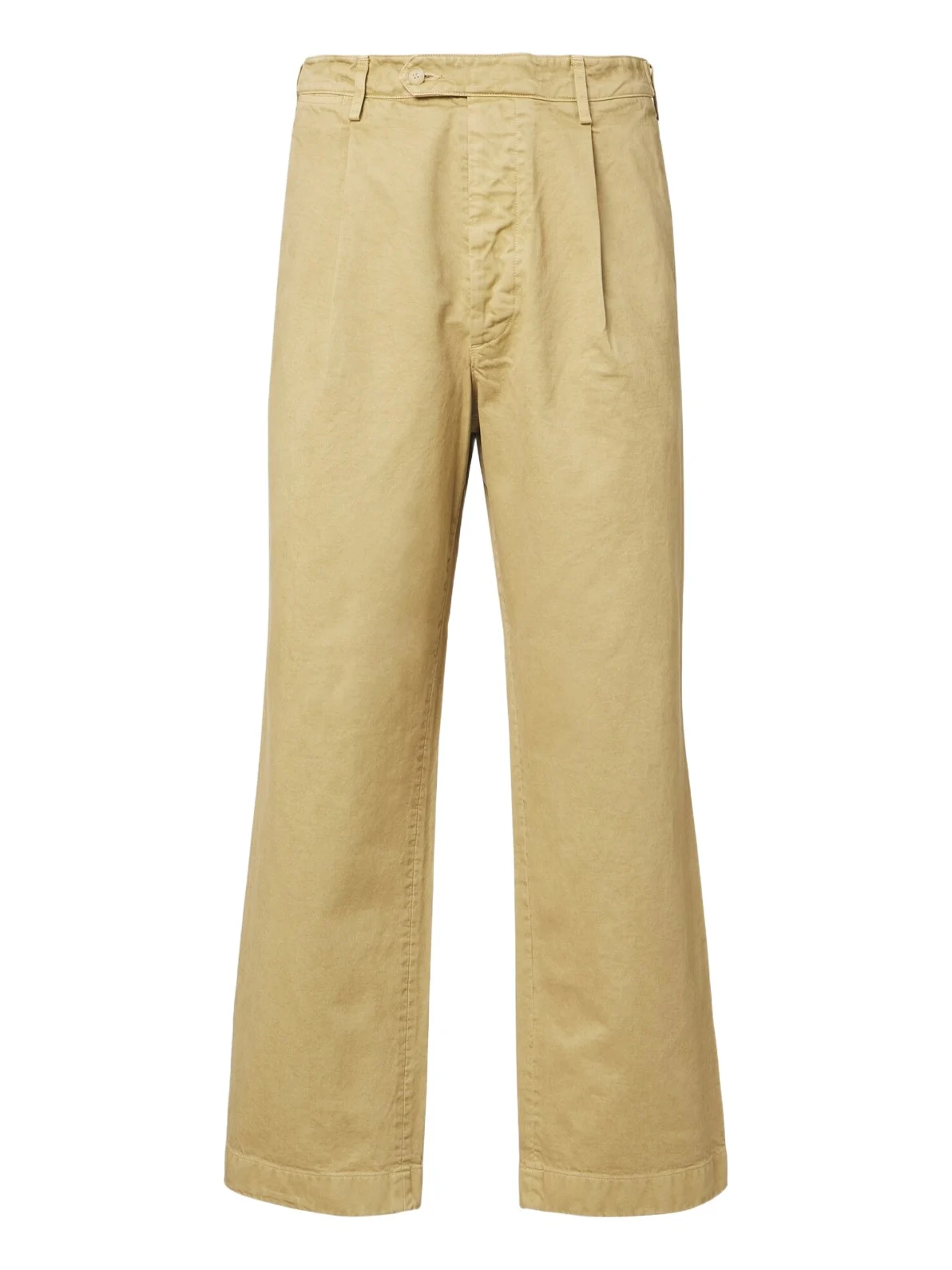 Auralee Pleated cotton chinos