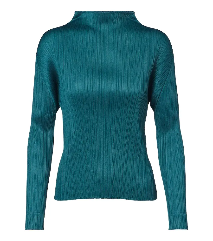Monthly Colors: October pleated top