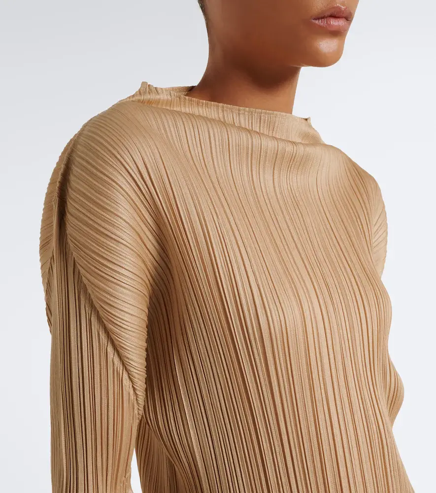 Pleats Please Issey Miyake Monthly Colors: October pleated top | Thumbnail 6