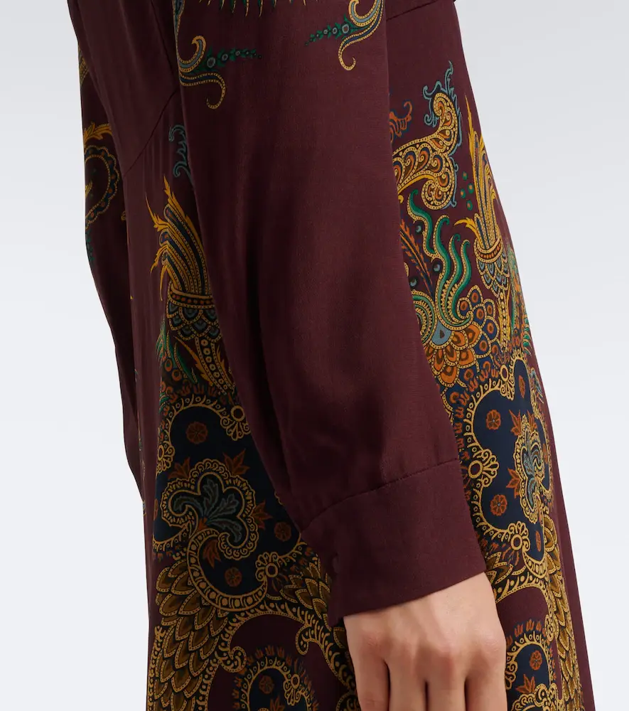 Etro Printed tie-neck maxi dress | Thumbnail 5 Etro Printed tie-neck maxi dress | Thumbnail 5