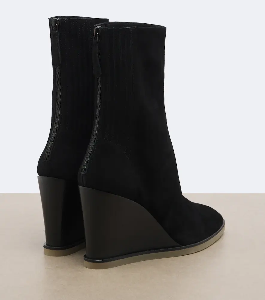 Aquazzura Saint Honoré suede wedge ankle boots | Thumbnail 3 Aquazzura Saint Honoré suede wedge ankle boots | Thumbnail 3