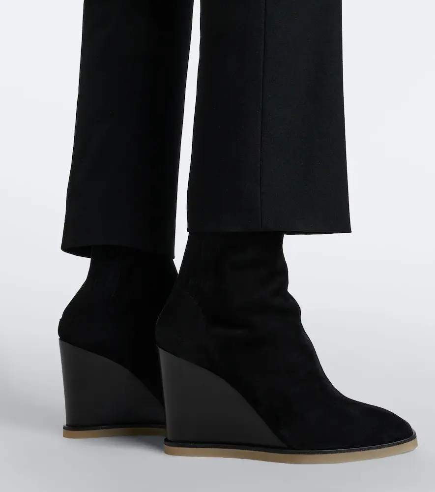 Aquazzura Saint Honoré suede wedge ankle boots | Thumbnail 6 Aquazzura Saint Honoré suede wedge ankle boots | Thumbnail 6