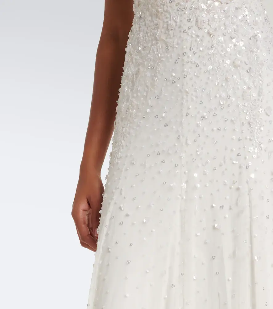 Jenny Packham Bridal Elysium embellished tulle gown | Thumbnail 3