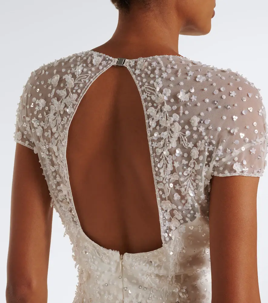 Jenny Packham Bridal Elysium embellished tulle gown | Thumbnail 7