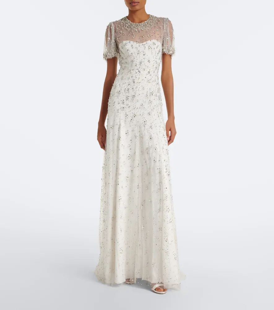 Jenny Packham Bridal Capture embellished tulle gown | Thumbnail 4 Jenny Packham Bridal Capture embellished tulle gown | Thumbnail 4