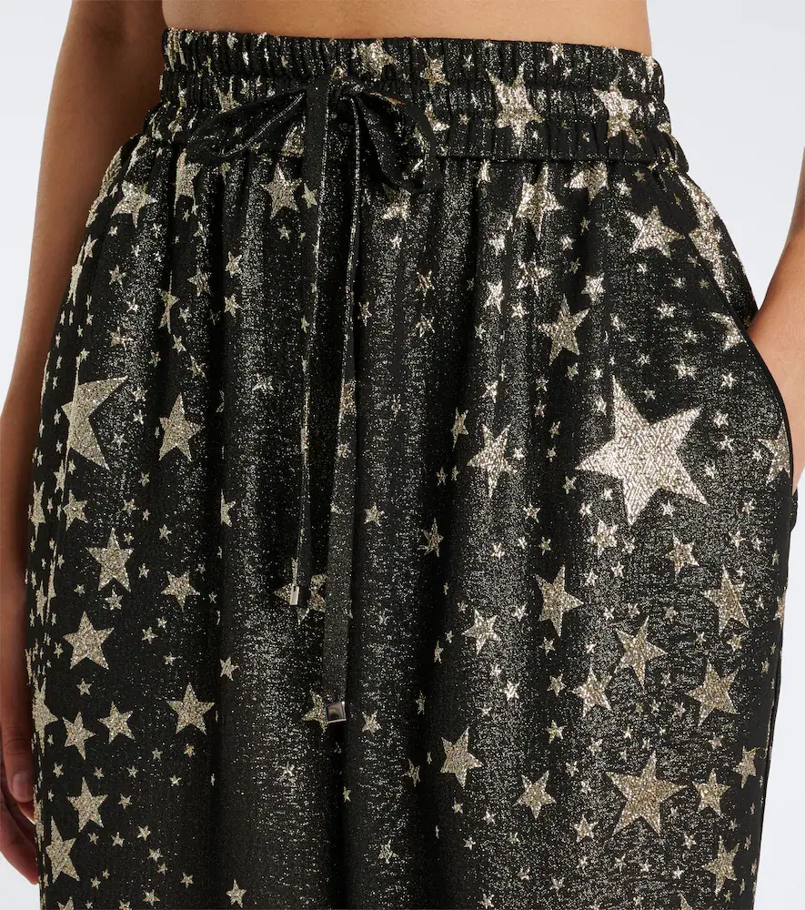 Dolce & Gabbana Silk-blend jacquard lamé wide-leg pants | Thumbnail 2 Dolce & Gabbana Silk-blend jacquard lamé wide-leg pants | Thumbnail 2