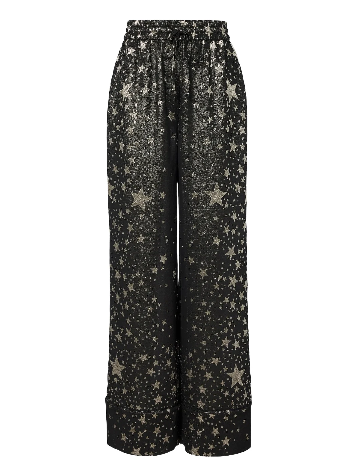 Dolce & Gabbana Silk-blend jacquard lamé wide-leg pants