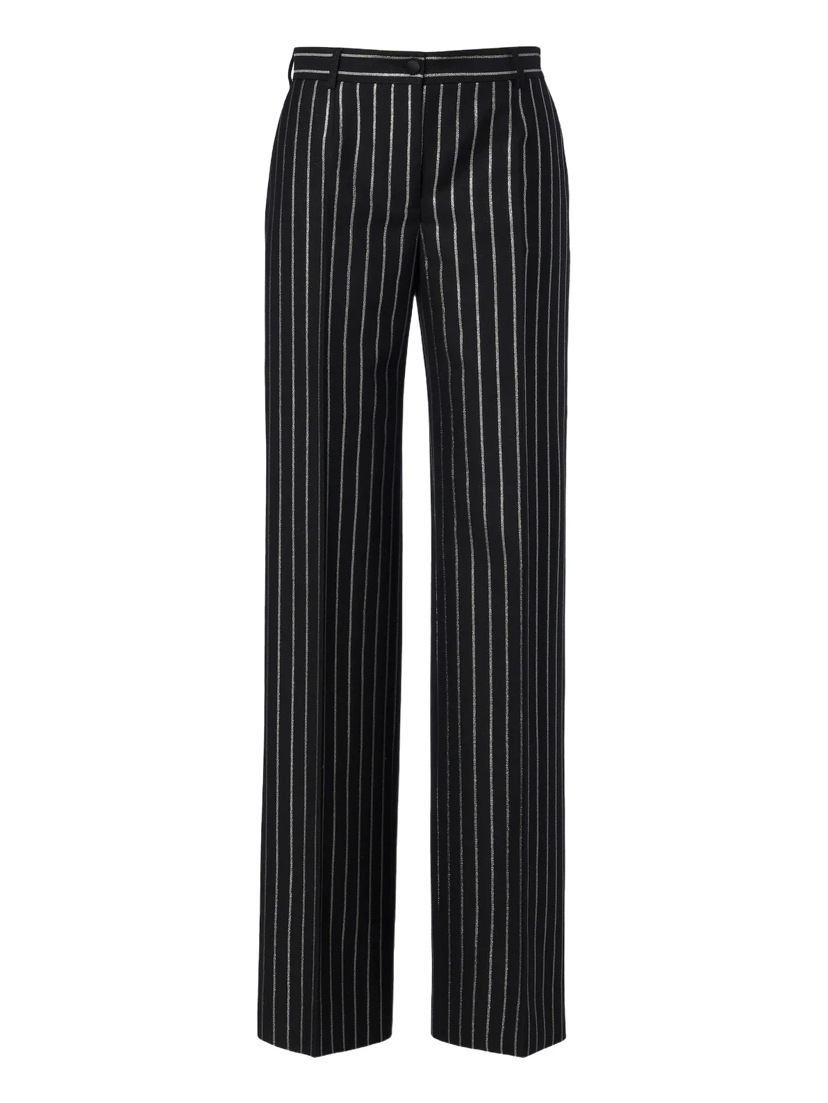 Dolce & Gabbana Striped wool-blend wide-leg pants
