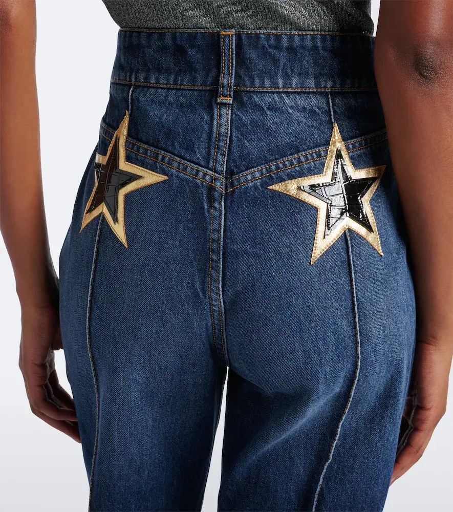 Dolce & Gabbana Faded patch-appliqué flared jeans | Thumbnail 6 Dolce & Gabbana Faded patch-appliqué flared jeans | Thumbnail 6