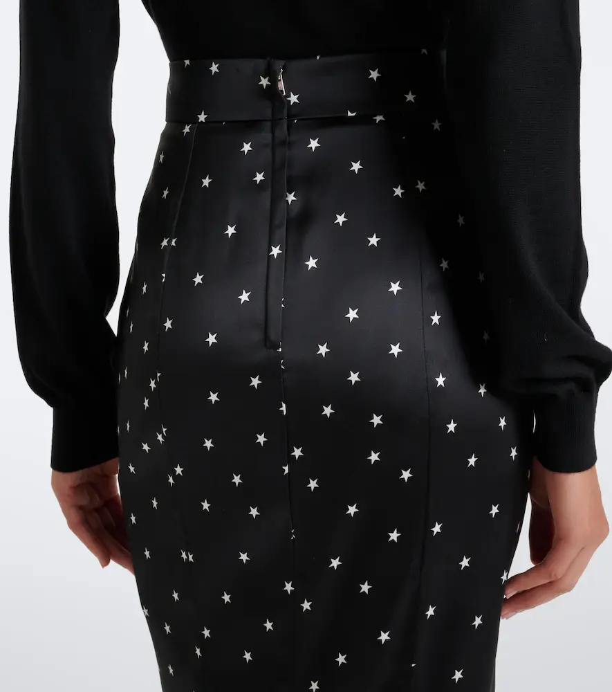 Dolce & Gabbana Printed satin pencil skirt | Thumbnail 5 Dolce & Gabbana Printed satin pencil skirt | Thumbnail 5