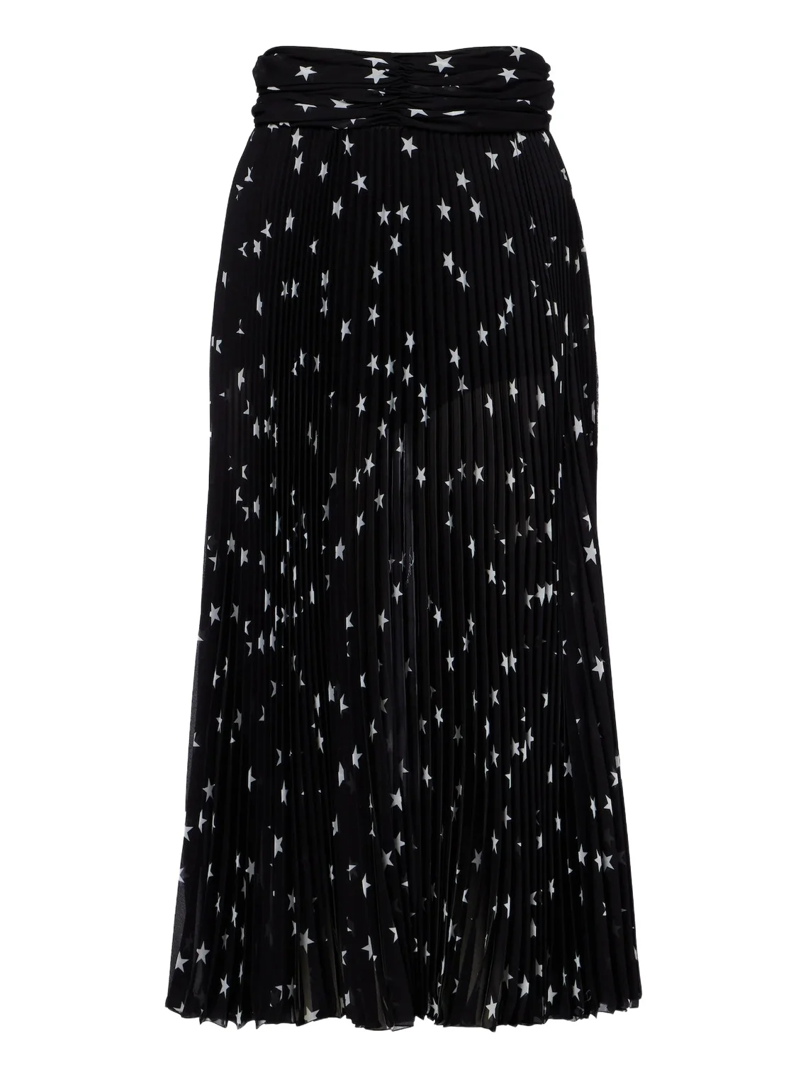 Dolce & Gabbana Plissé printed midi skirt