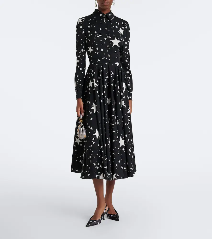 Dolce & Gabbana Belted printed silk-blend shirt dress | Thumbnail 3 Dolce & Gabbana Belted printed silk-blend shirt dress | Thumbnail 3