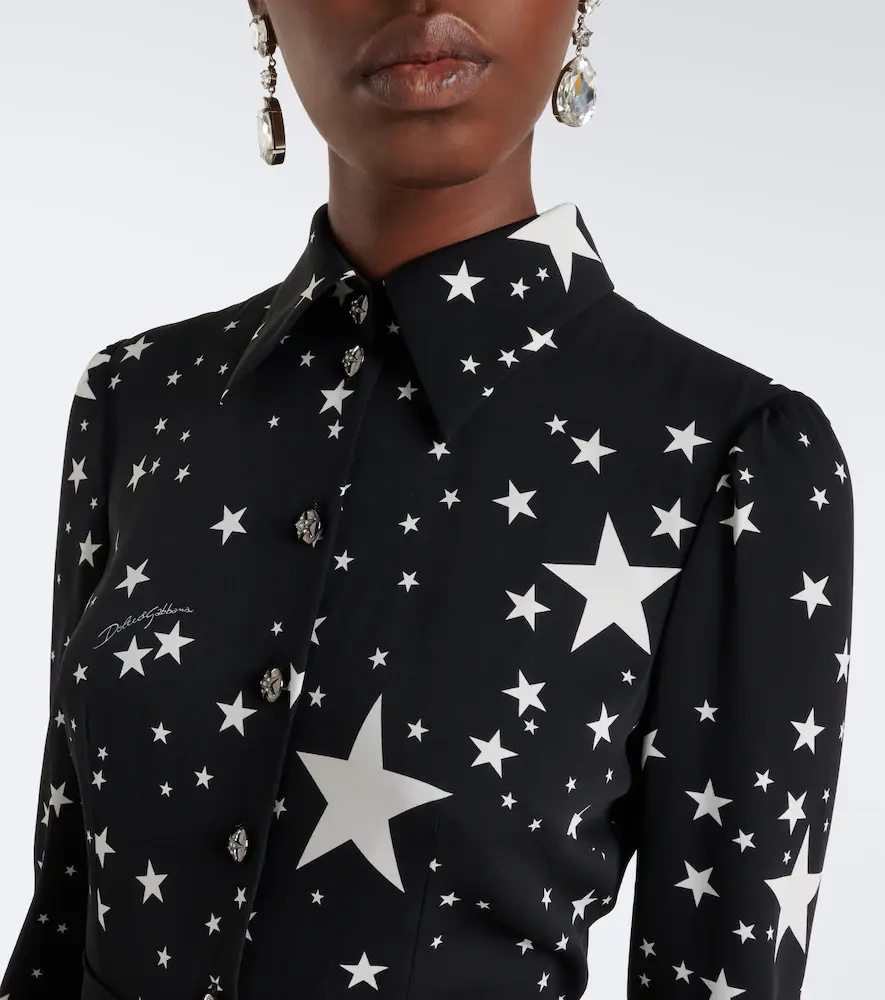 Dolce & Gabbana Belted printed silk-blend shirt dress | Thumbnail 5 Dolce & Gabbana Belted printed silk-blend shirt dress | Thumbnail 5