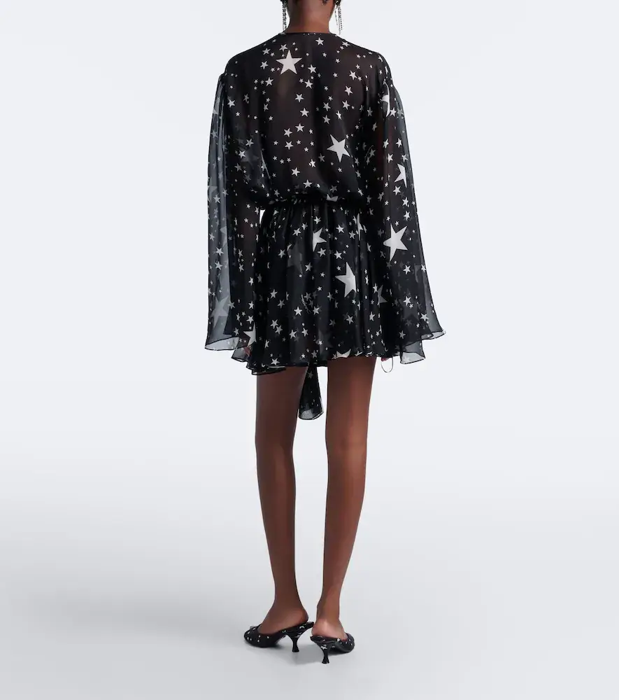 Dolce & Gabbana Belted printed silk chiffon minidress | Thumbnail 5