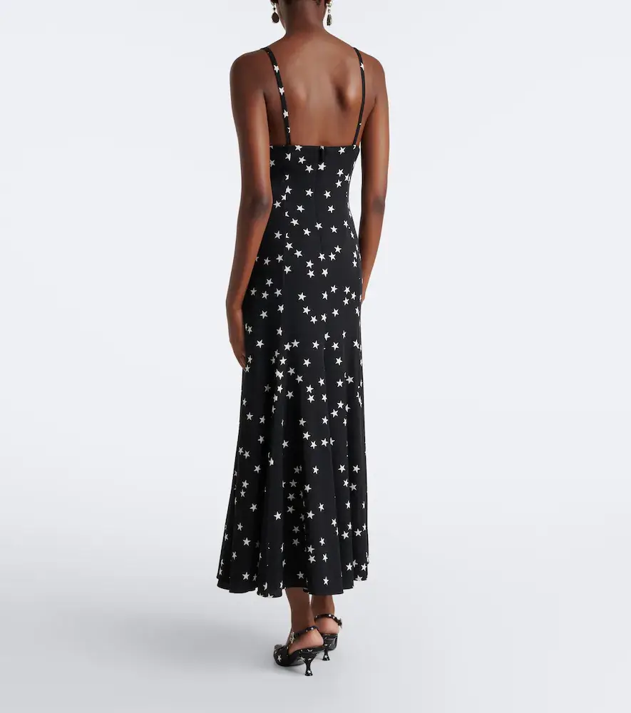 Dolce & Gabbana Printed silk-blend midi dress | Thumbnail 3