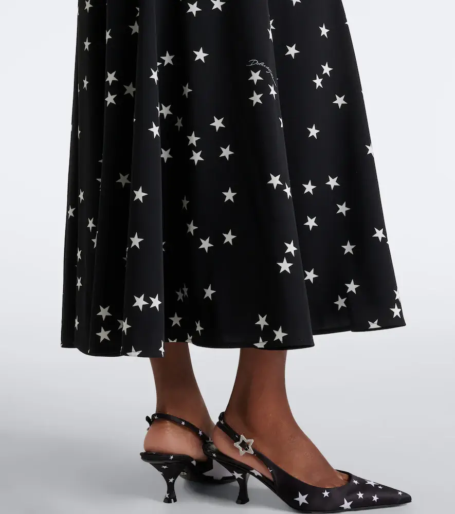 Dolce & Gabbana Printed silk-blend midi dress | Thumbnail 5