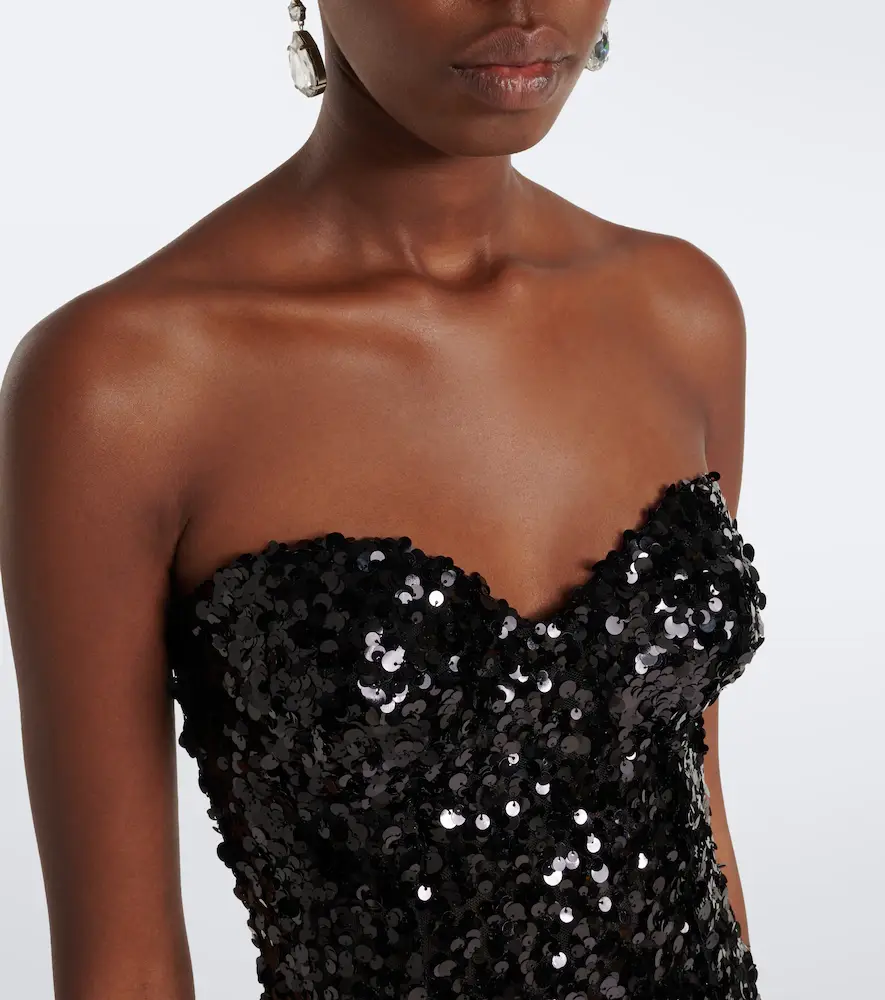 Dolce & Gabbana Sequined bustier dress | Thumbnail 3