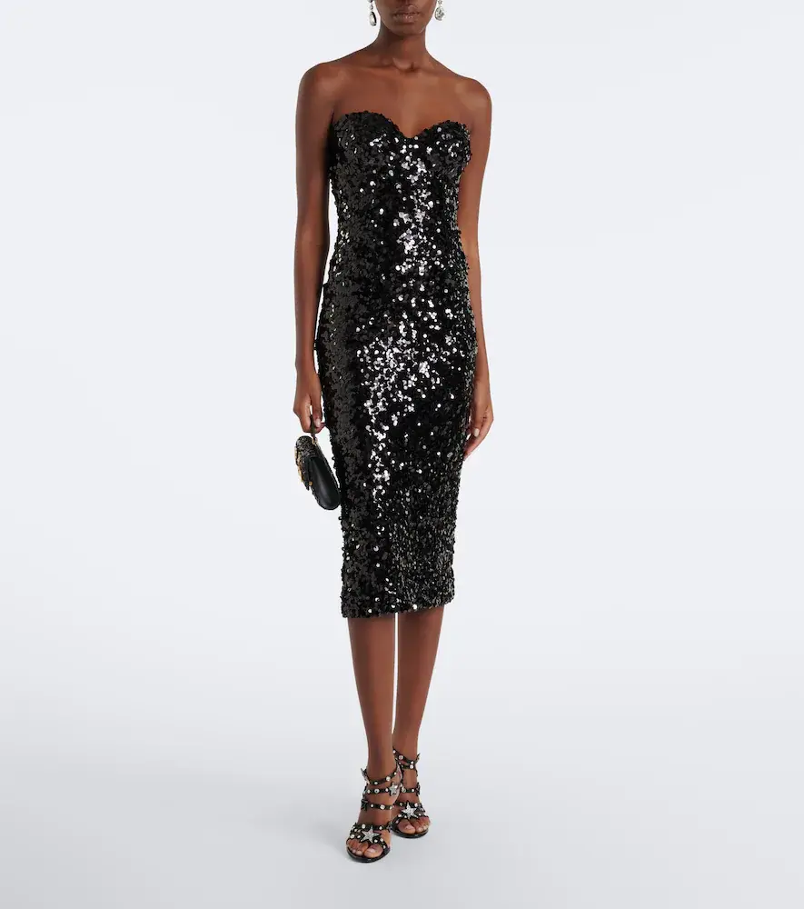 Dolce & Gabbana Sequined bustier dress | Thumbnail 4