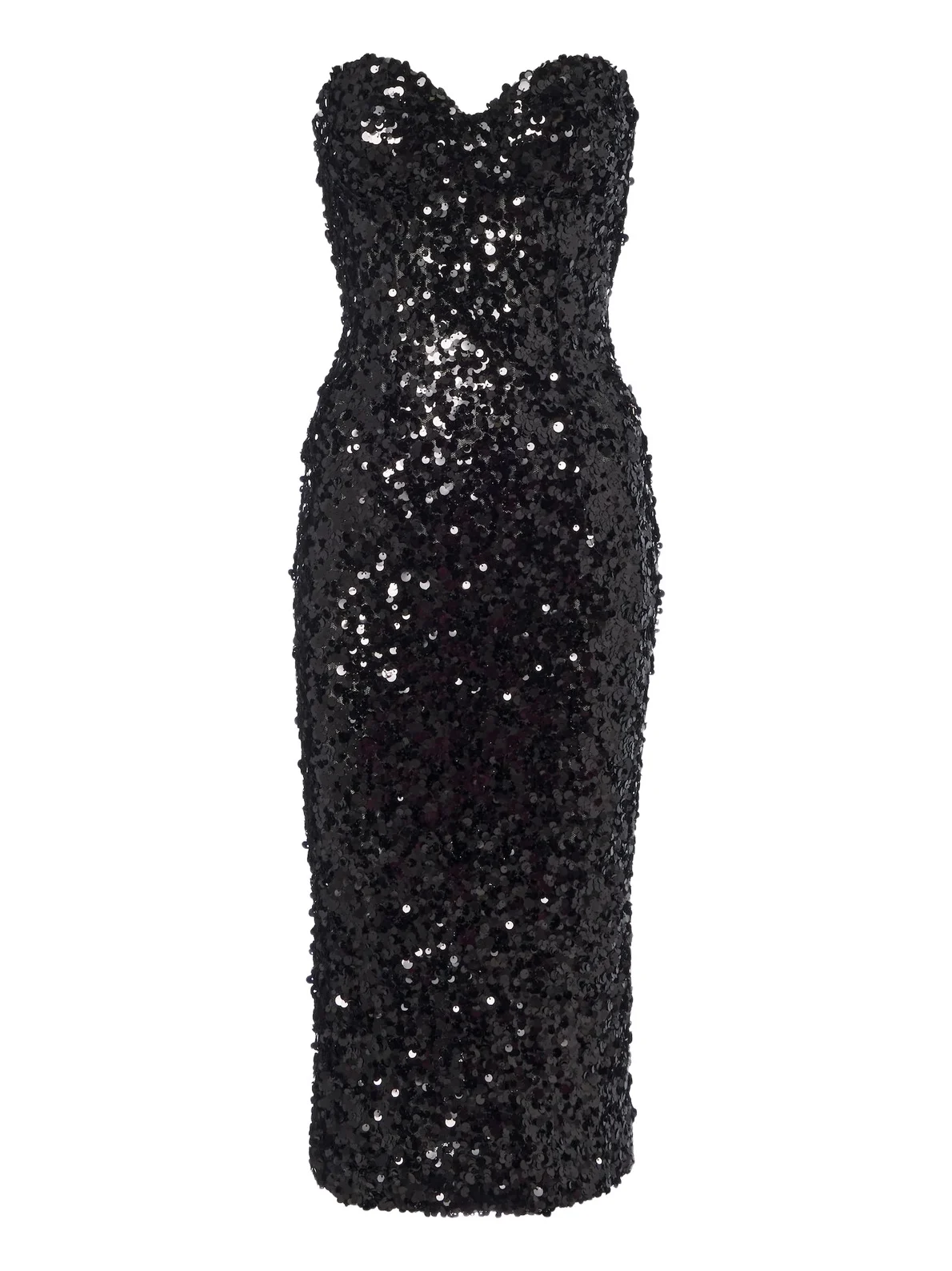 Dolce & Gabbana Sequined bustier dress