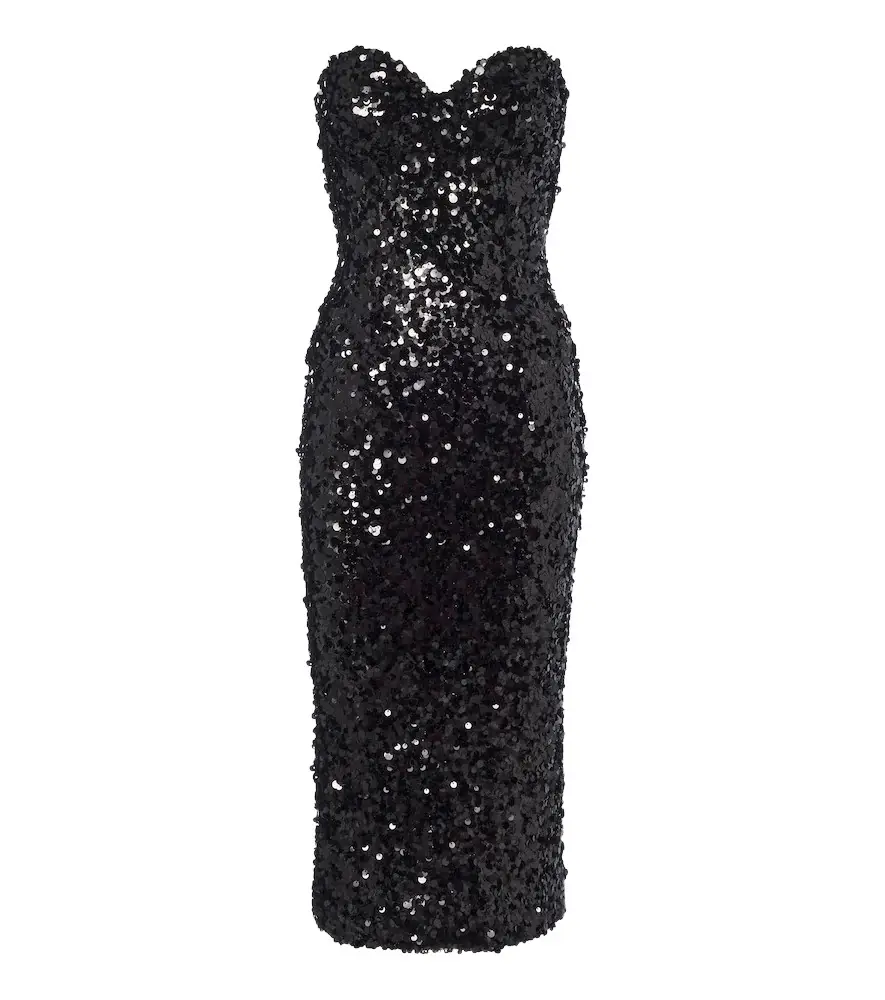Sequined bustier dress Sequined bustier dress