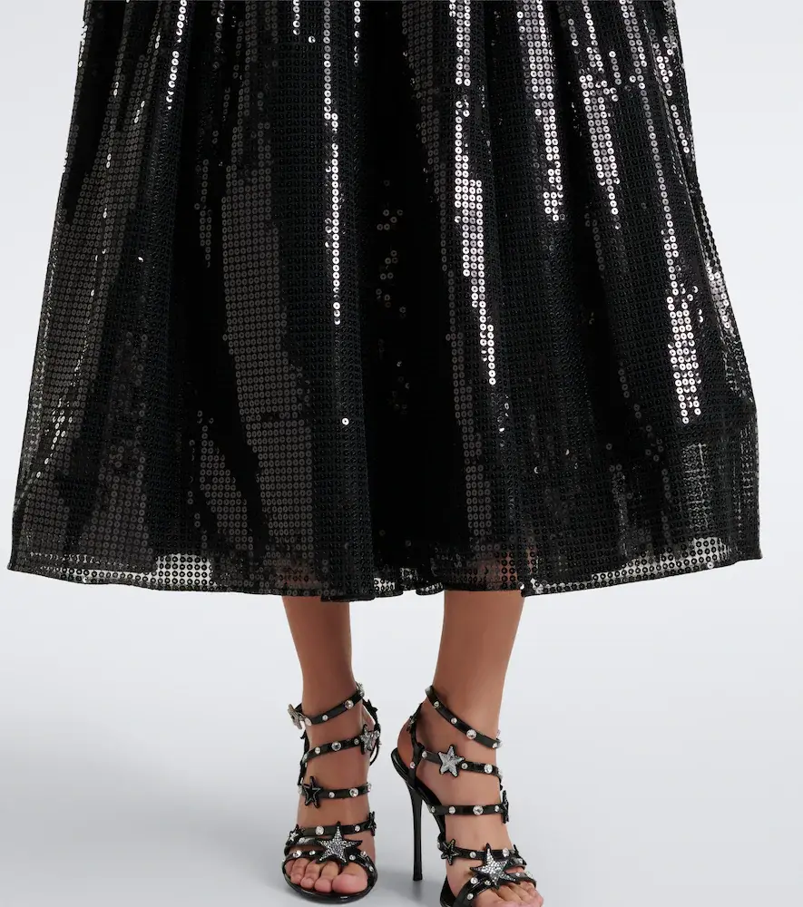 Dolce & Gabbana Gathered sequined midi skirt | Thumbnail 5 Dolce & Gabbana Gathered sequined midi skirt | Thumbnail 5