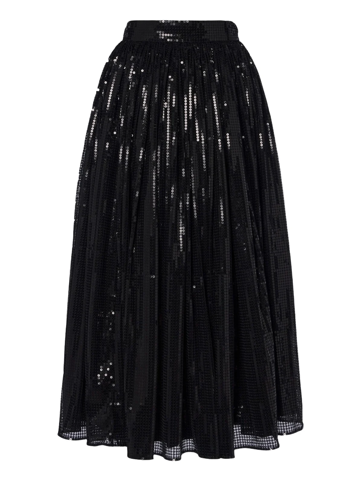 Dolce & Gabbana Gathered sequined midi skirt