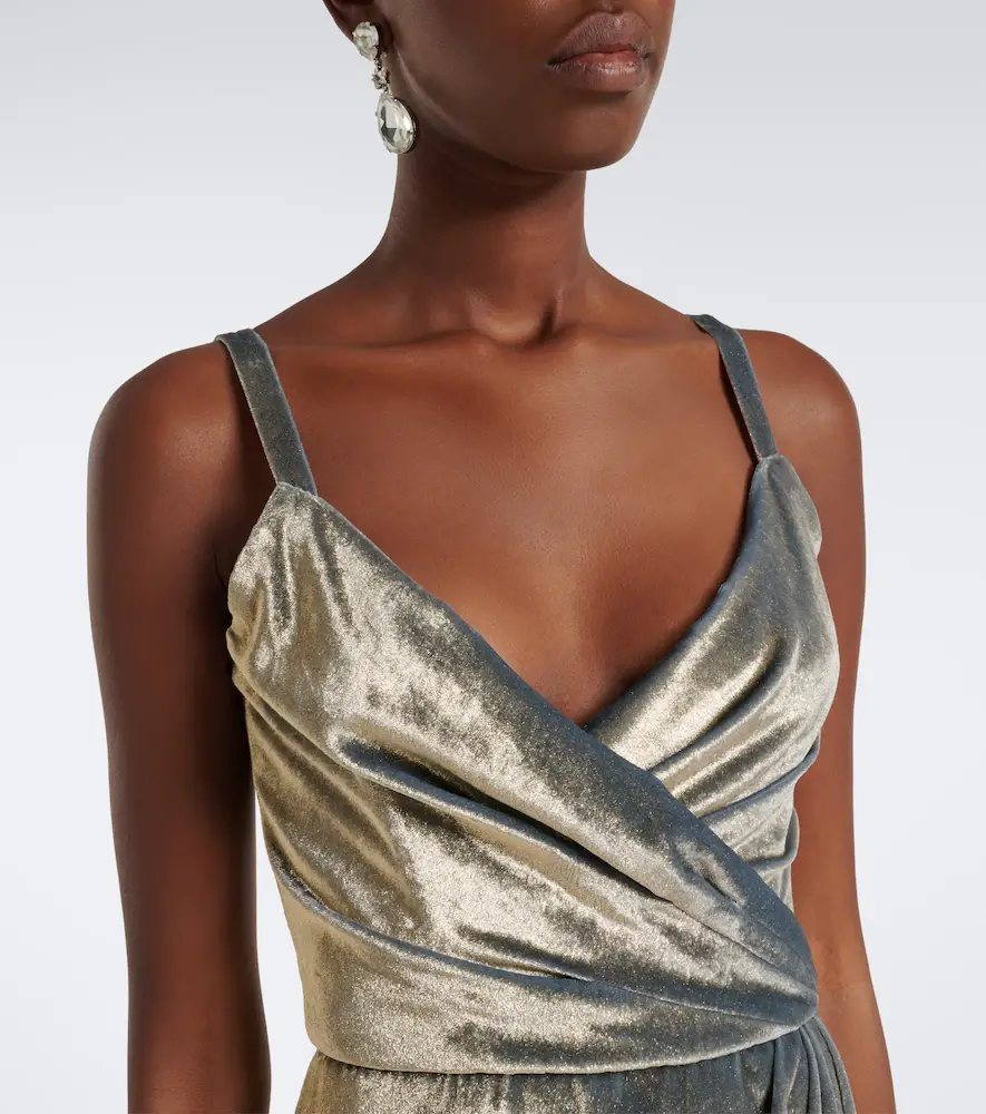Dolce & Gabbana Velvet maxi dress | Thumbnail 2 Dolce & Gabbana Velvet maxi dress | Thumbnail 2