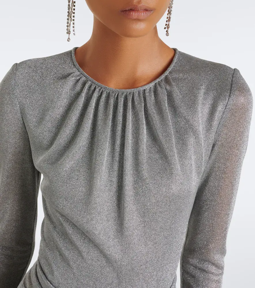 Dolce & Gabbana Draped lamé gown | Thumbnail 6