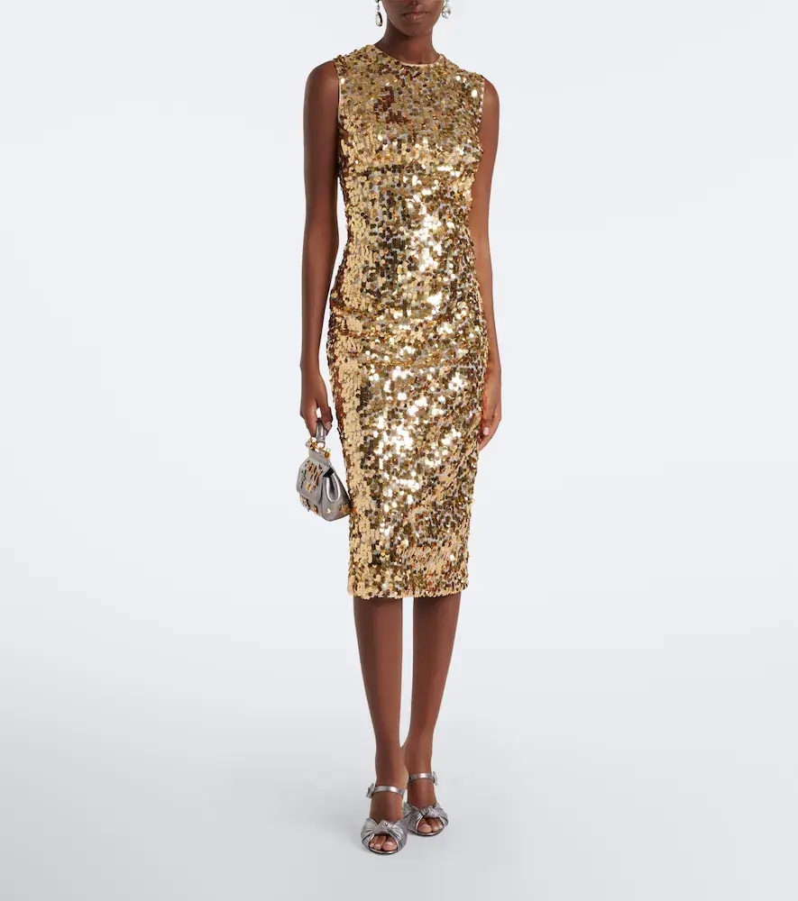 Dolce & Gabbana Sequined midi dress | Thumbnail 2