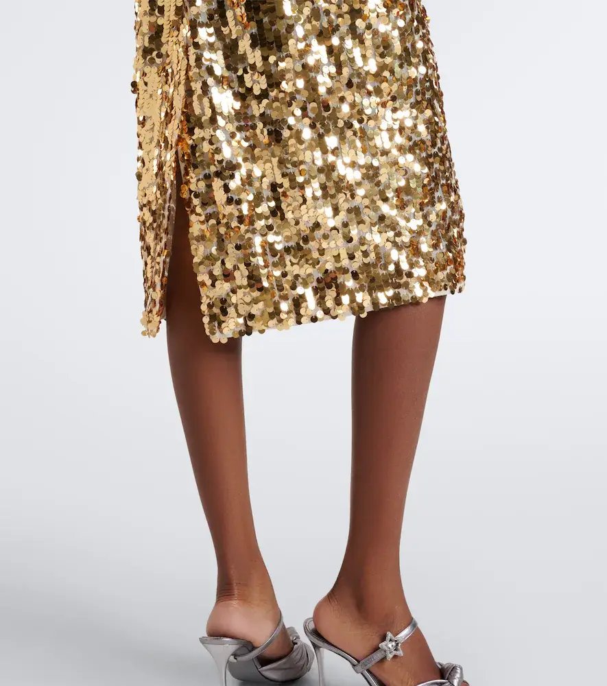 Dolce & Gabbana Sequined midi dress | Thumbnail 3
