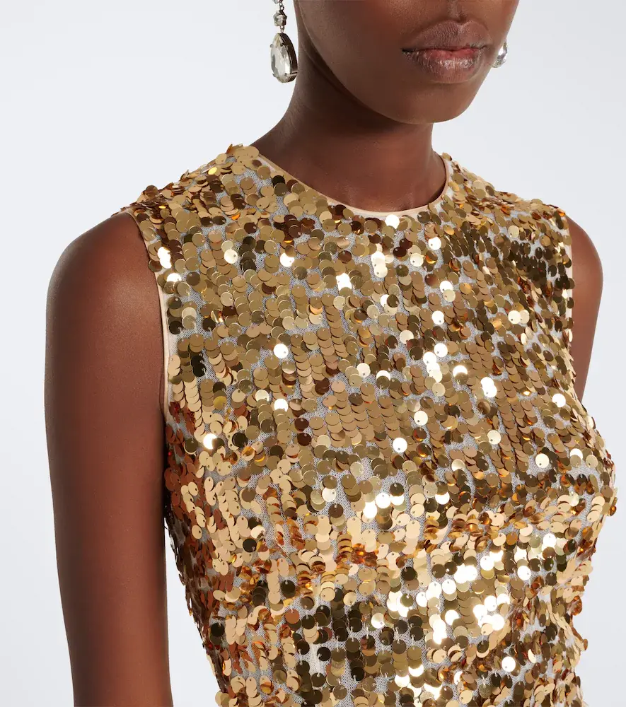 Dolce & Gabbana Sequined midi dress | Thumbnail 5