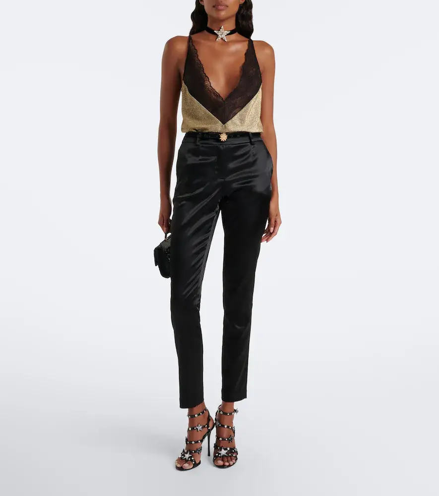 Dolce & Gabbana Satin slim pants | Thumbnail 5 Dolce & Gabbana Satin slim pants | Thumbnail 5
