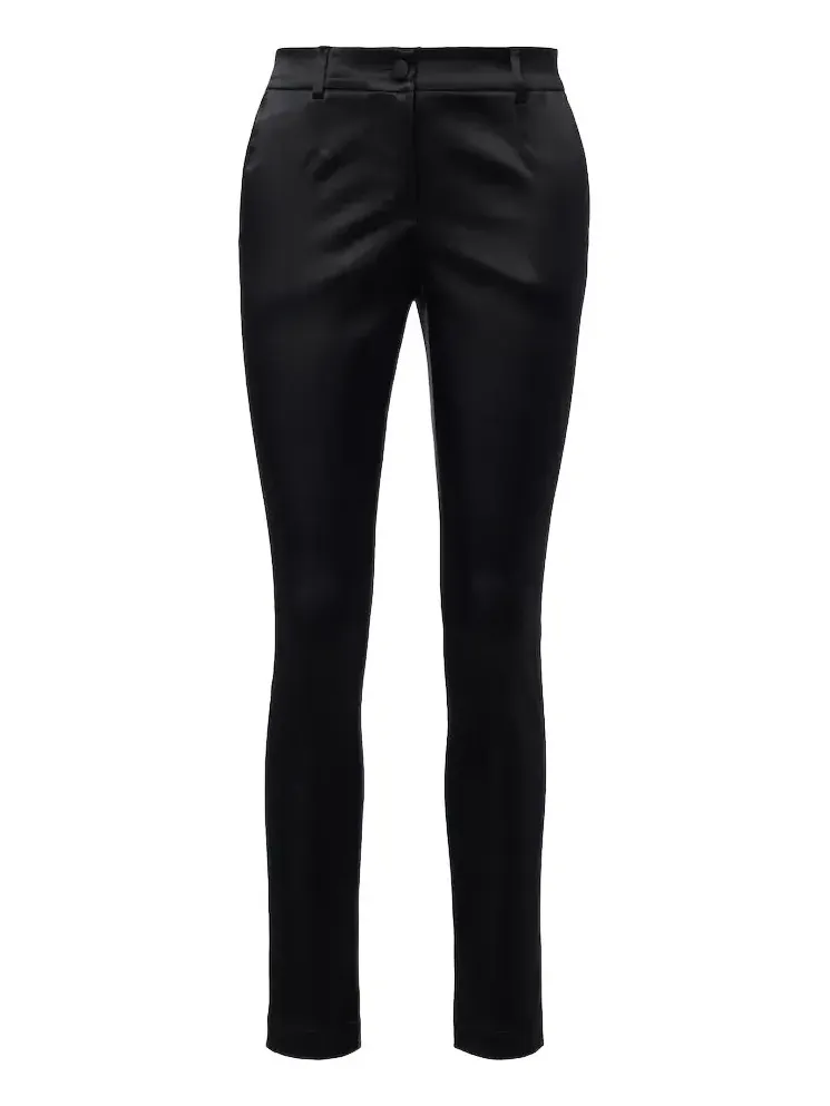 Satin slim pants