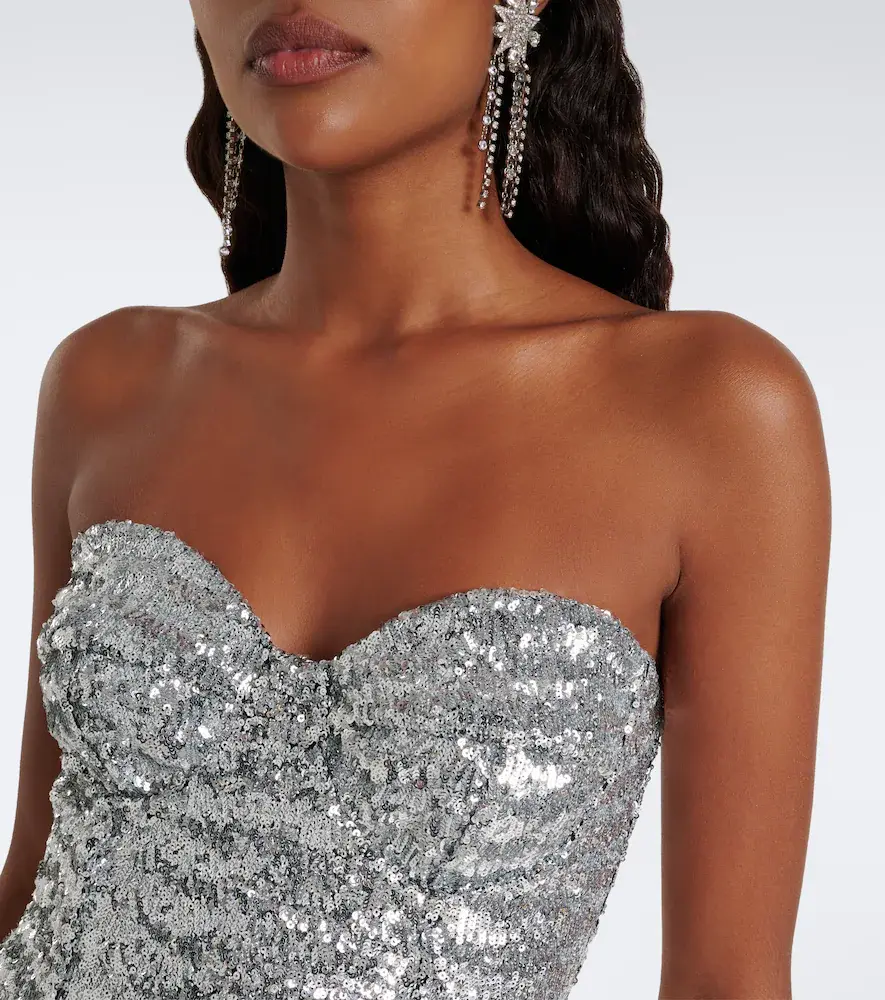 Dolce & Gabbana Sequined bustier dress | Thumbnail 5