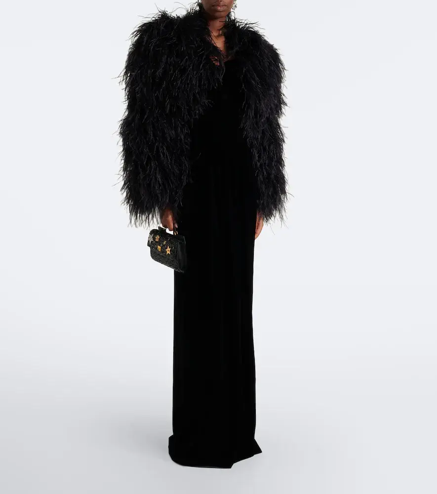 Dolce & Gabbana Velvet bustier gown | Thumbnail 2 Dolce & Gabbana Velvet bustier gown | Thumbnail 2