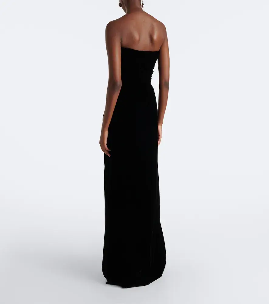Dolce & Gabbana Velvet bustier gown | Thumbnail 5 Dolce & Gabbana Velvet bustier gown | Thumbnail 5
