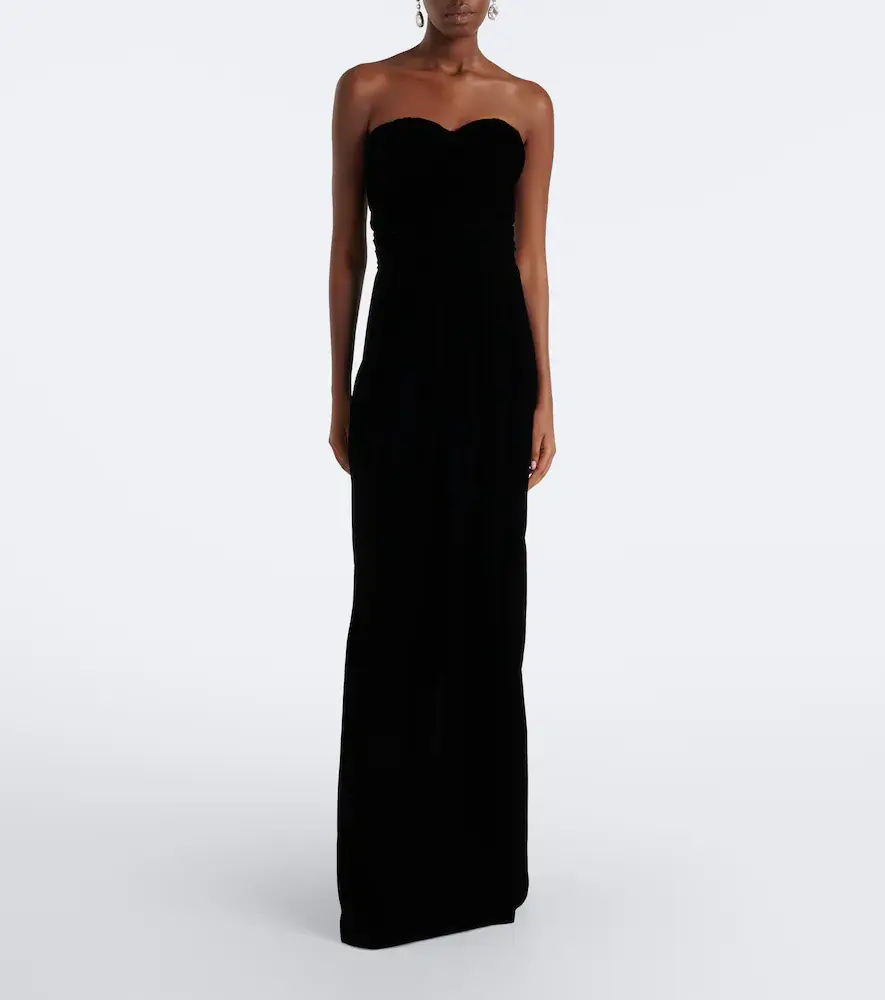 Dolce & Gabbana Velvet bustier gown | Thumbnail 7 Dolce & Gabbana Velvet bustier gown | Thumbnail 7