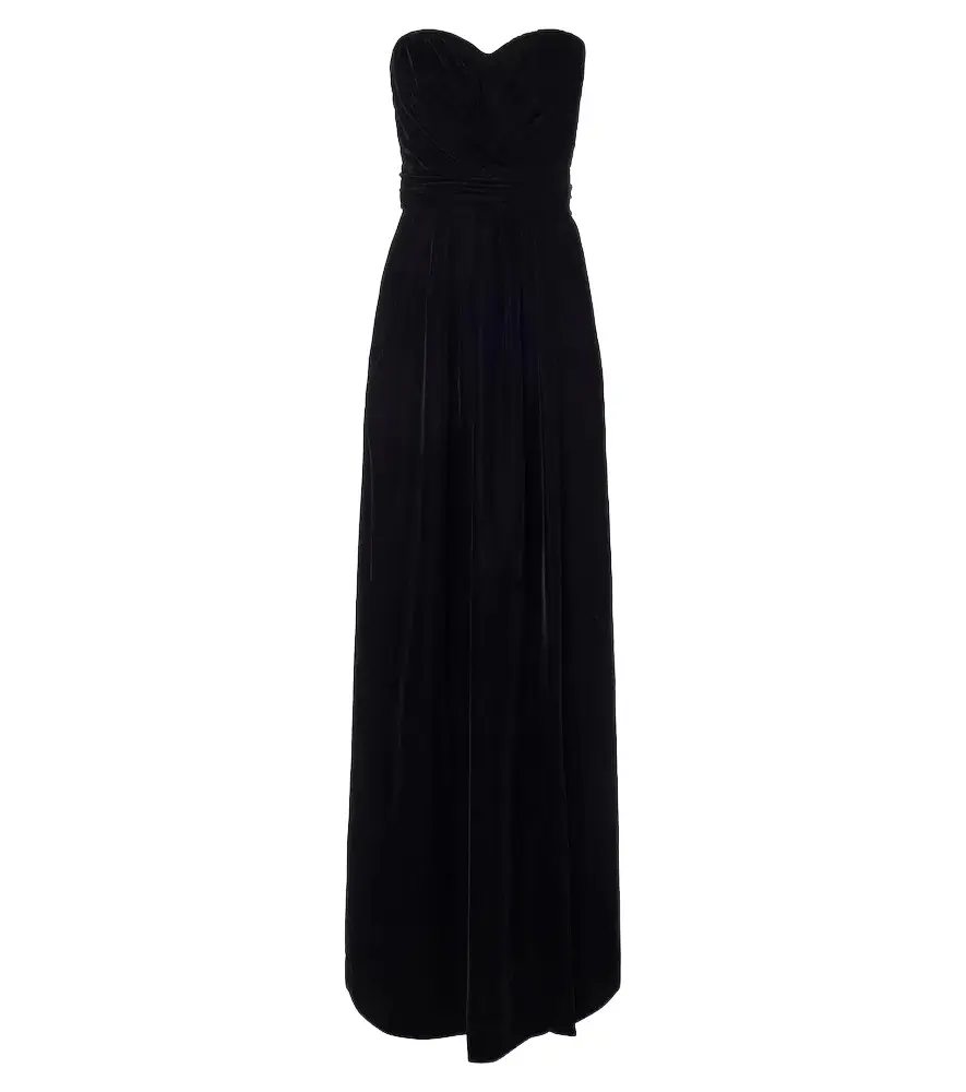 Dolce & Gabbana Velvet bustier gown