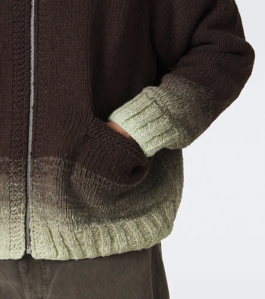 Auralee Ombré wool cardigan | Thumbnail 4