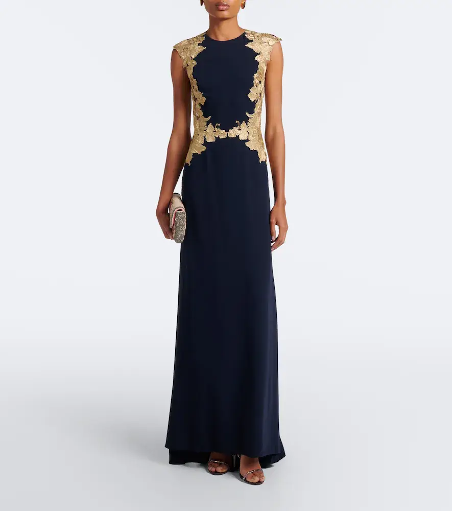 Costarellos Embroidered gown | Thumbnail 3 Costarellos Embroidered gown | Thumbnail 3