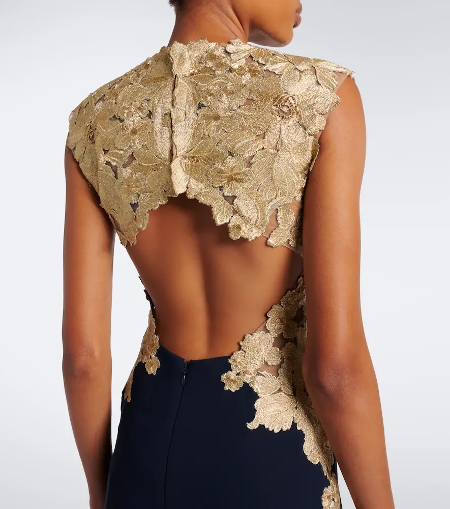 Costarellos Embroidered gown | Thumbnail 4 Costarellos Embroidered gown | Thumbnail 4