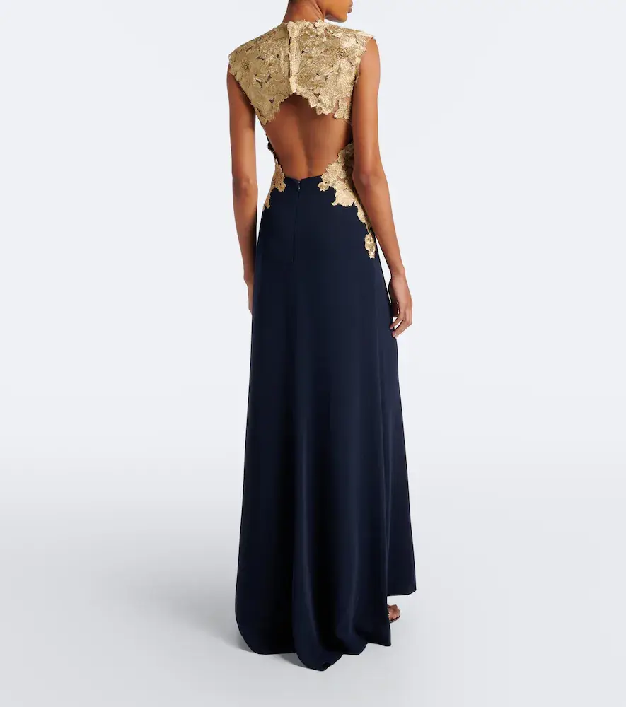 Costarellos Embroidered gown | Thumbnail 5 Costarellos Embroidered gown | Thumbnail 5