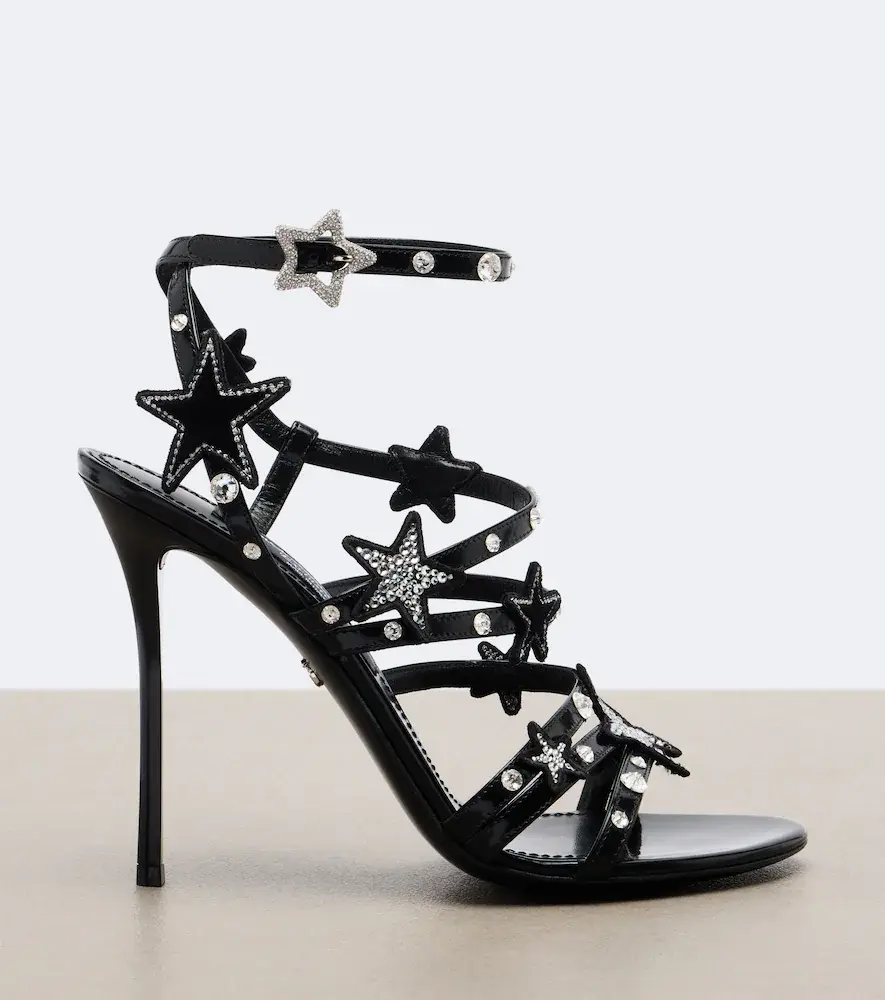 Dolce & Gabbana Embellished patent leather sandals | Thumbnail 2 Dolce & Gabbana Embellished patent leather sandals | Thumbnail 2