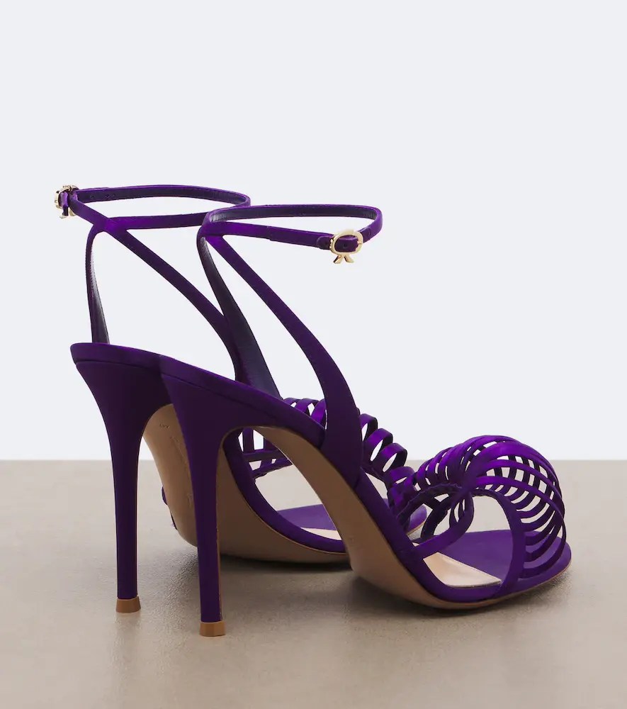 Gianvito Rossi Satin sandals | Thumbnail 2 Gianvito Rossi Satin sandals | Thumbnail 2