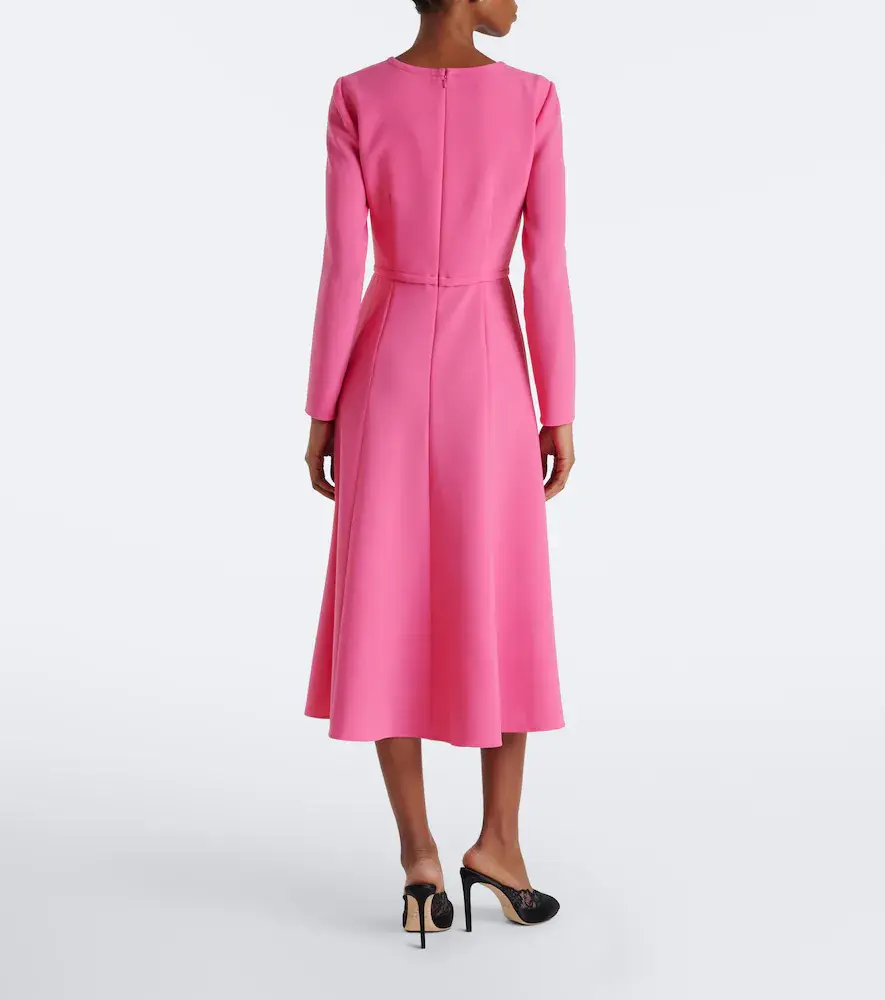 Carolina Herrera Bow-detail crêpe midi dress | Thumbnail 5