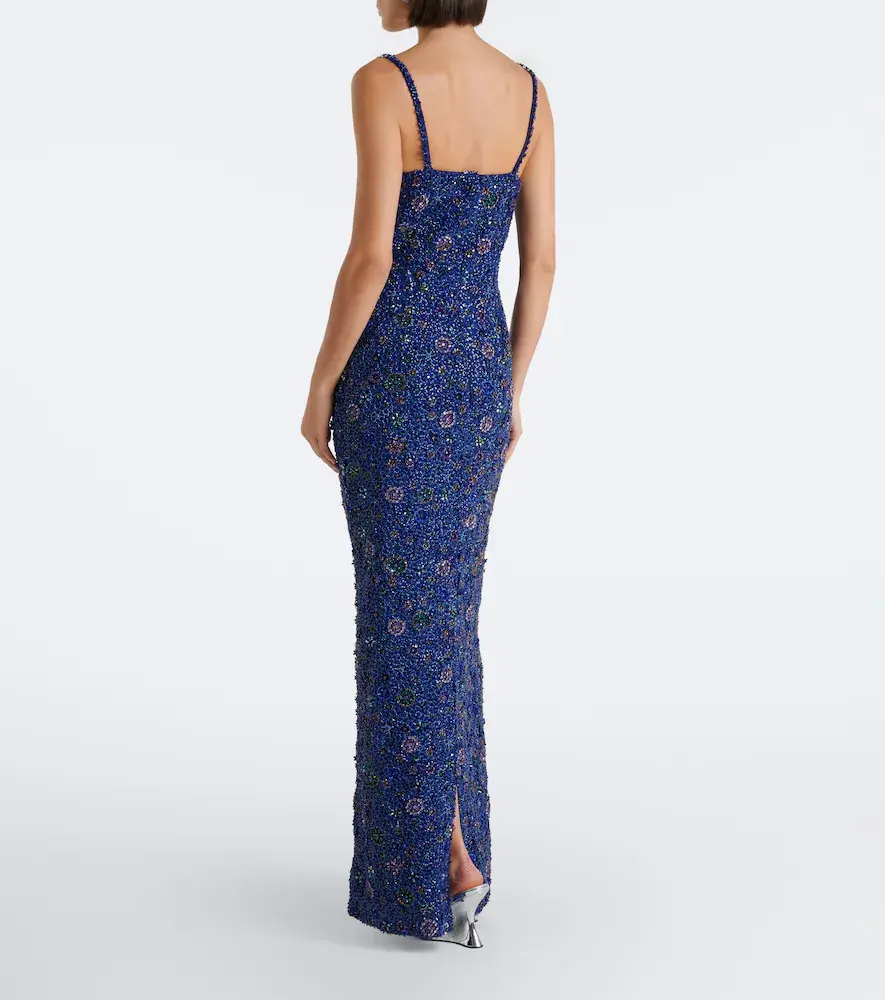 LA FUORI Là Fuori Crystal Midnight sequined silk gown | Thumbnail 5 LA FUORI Là Fuori Crystal Midnight sequined silk gown | Thumbnail 5